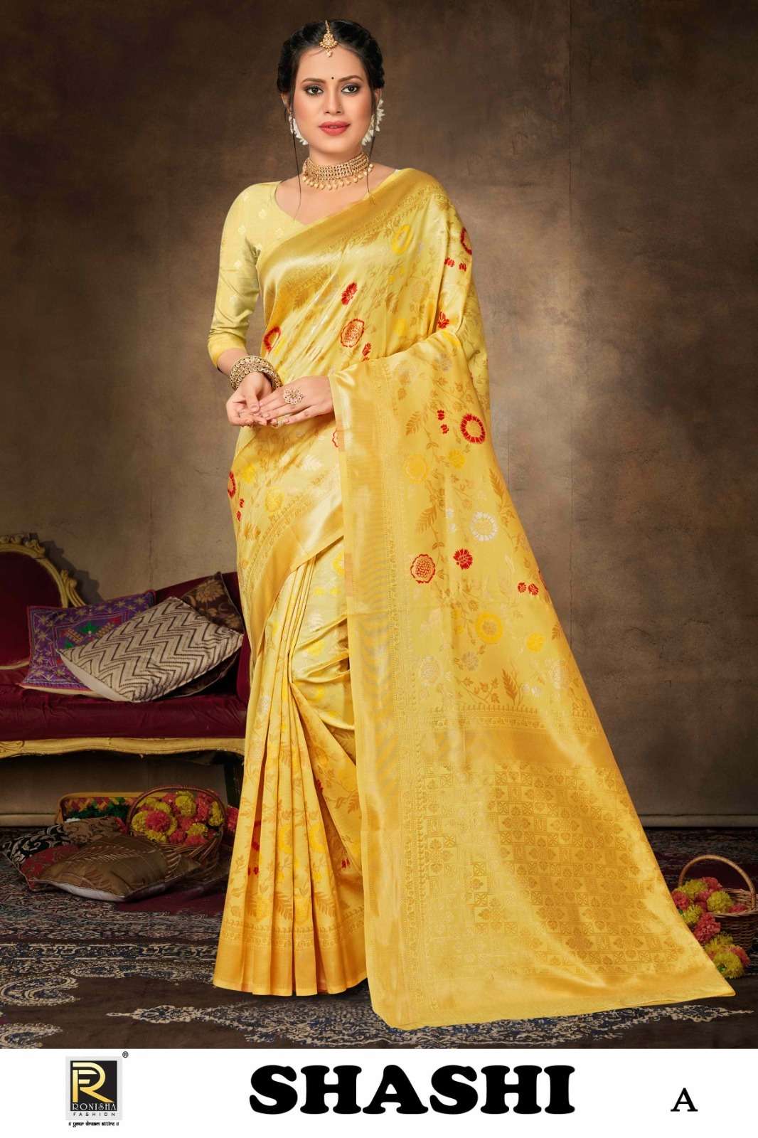 SHASHI BY RONISHA FASHION DESIGNER FANCY BANARASI SILK SAREES