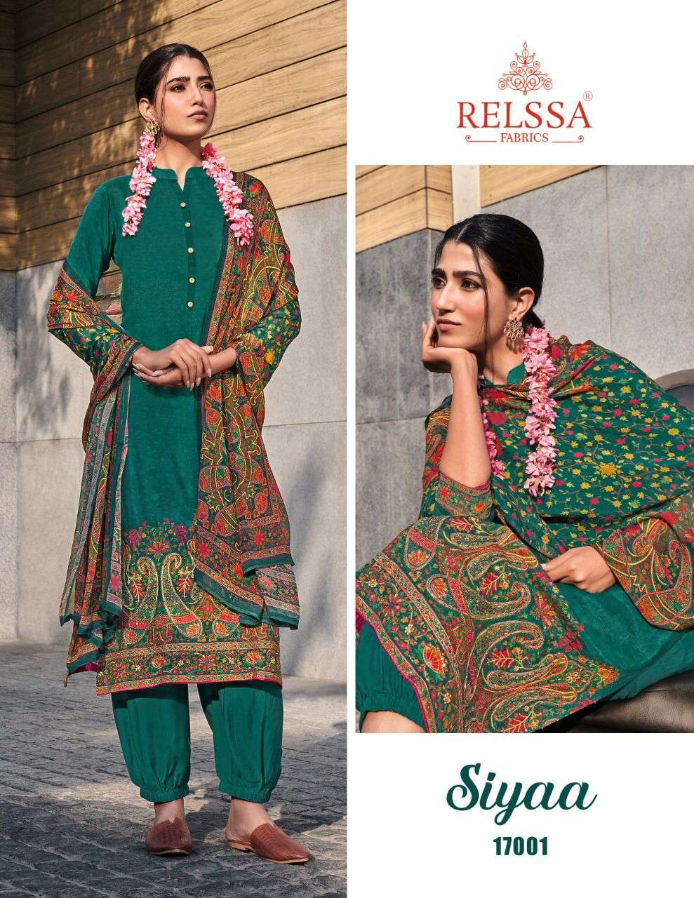 SIYAA BY RELSSA 17001 TO 17006 SERIES SUPERIOR MUSLIN PRINT DRESSES