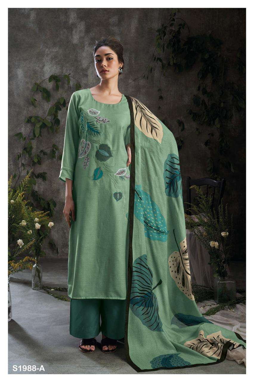 SPIRIT 1988 BY GANGA FASHIONS HEAVY PREMIUM WOOL PASHMINA WORK DRESSES