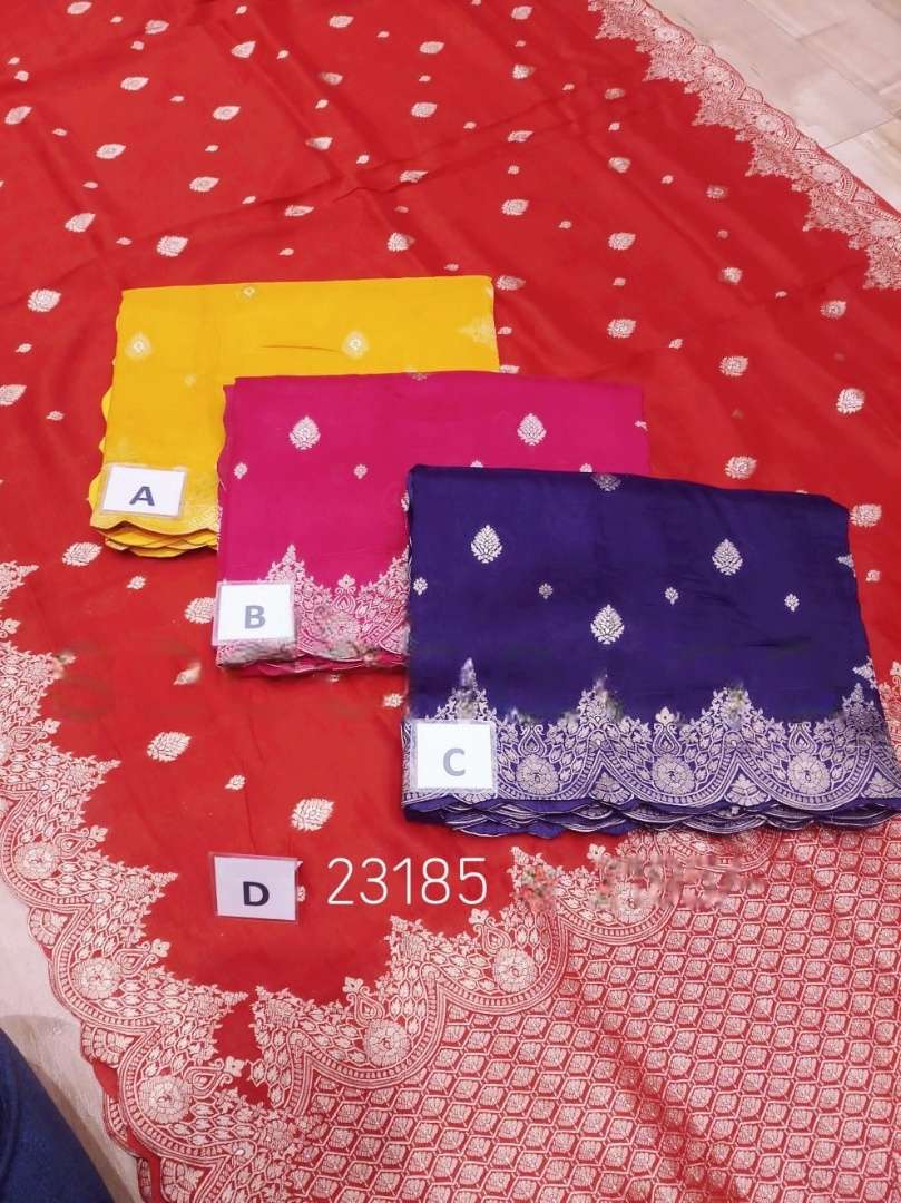 SR-452 BY ASLIWHOLESALE 23185 SERIES DESIGNER FANCY EXCLUSIVE SAREES