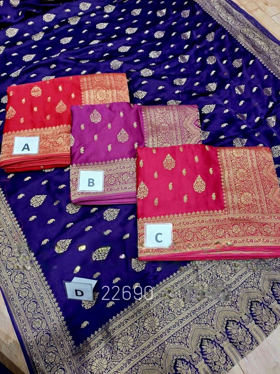 SR-460 BY ASLIWHOLESALE 22690 SERIES DESIGNER FANCY EXCLUSIVE SAREES