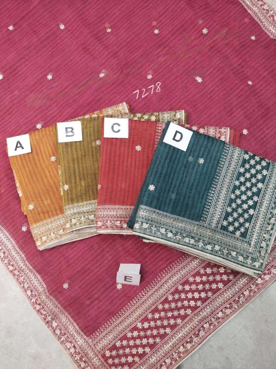 SR-467 BY ASLIWHOLESALE 7278 SERIES DESIGNER FANCY EXCLUSIVE SAREES