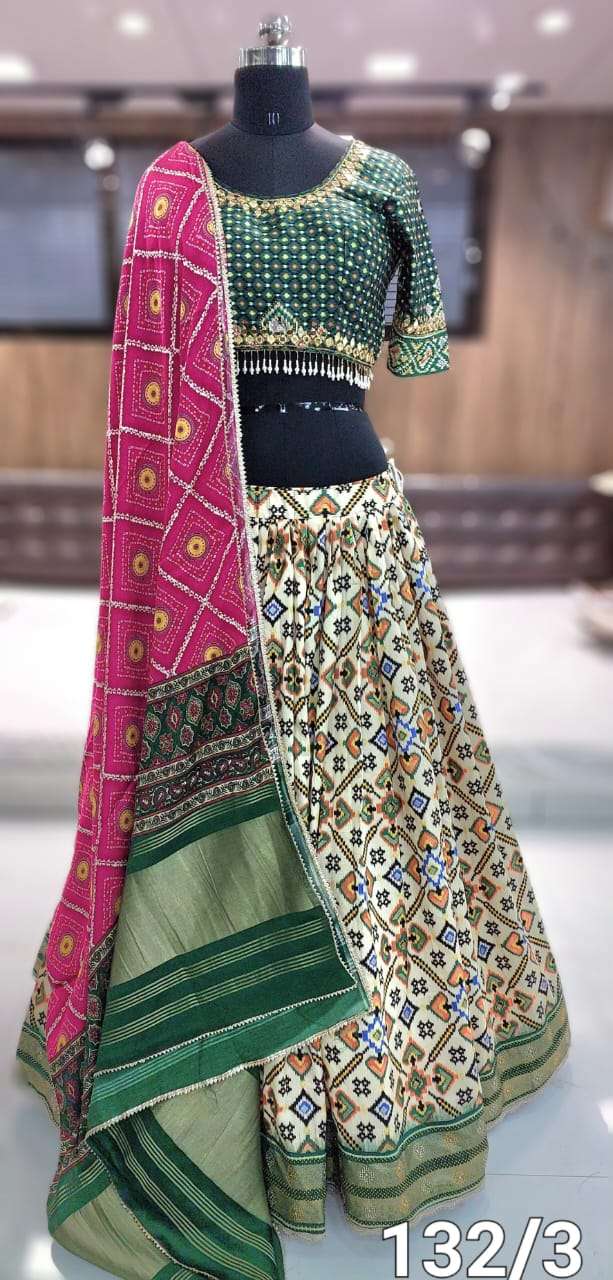 STYLE LEHENGAS BY ASLIWHOLESALE FANCY DESIGNER PV SILK LEHENGAS