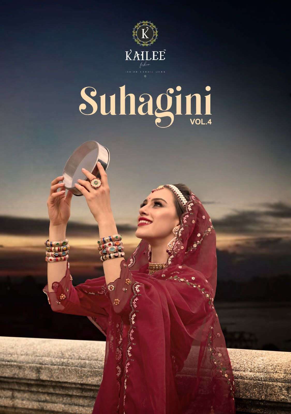 SUHAGINI VOL-4 BY KALKI FASHION 42361 TO 42364 SERIES VISCOSE STITCHED DRESSES