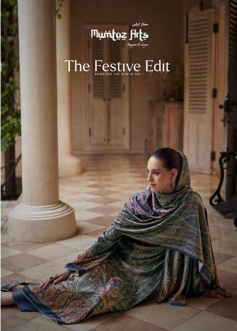 THE FESTIVE EDIT BY MUMTAZ ARTS 1001 TO 1006 SERIES VISCOSE VELVET DRESSES