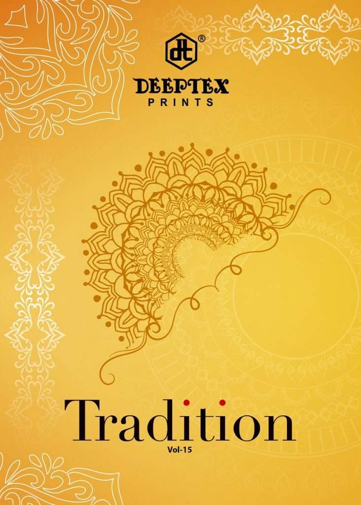 TRADITION VOL-15 BY DEEPTEX 1501 TO 1510 SERIES COTTON PRINT SAREES