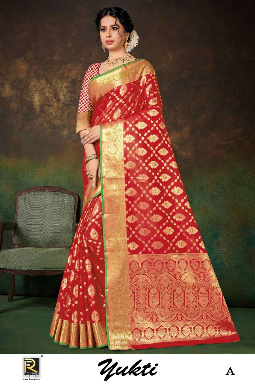 YUKTI BY RONISHA FASHION DESIGNER FANCY BANARASI SILK SAREES