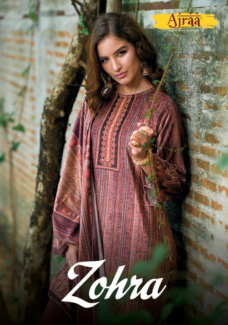 ZOHRA BY AJRAA 21091 TO 21094 SERIES VALVET DIGITAL PRINT DRESSES