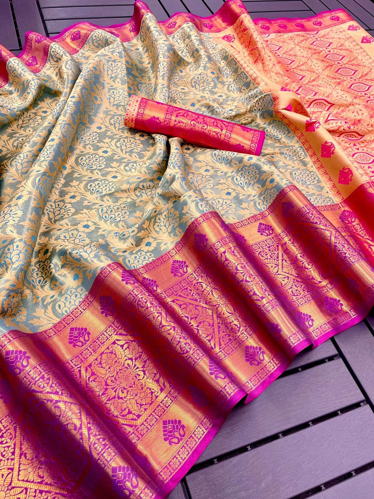 CHARVI VOL-33 BY ASLIWHOLESALE DESIGNER BANARASI HANDLOOM SILK SAREES