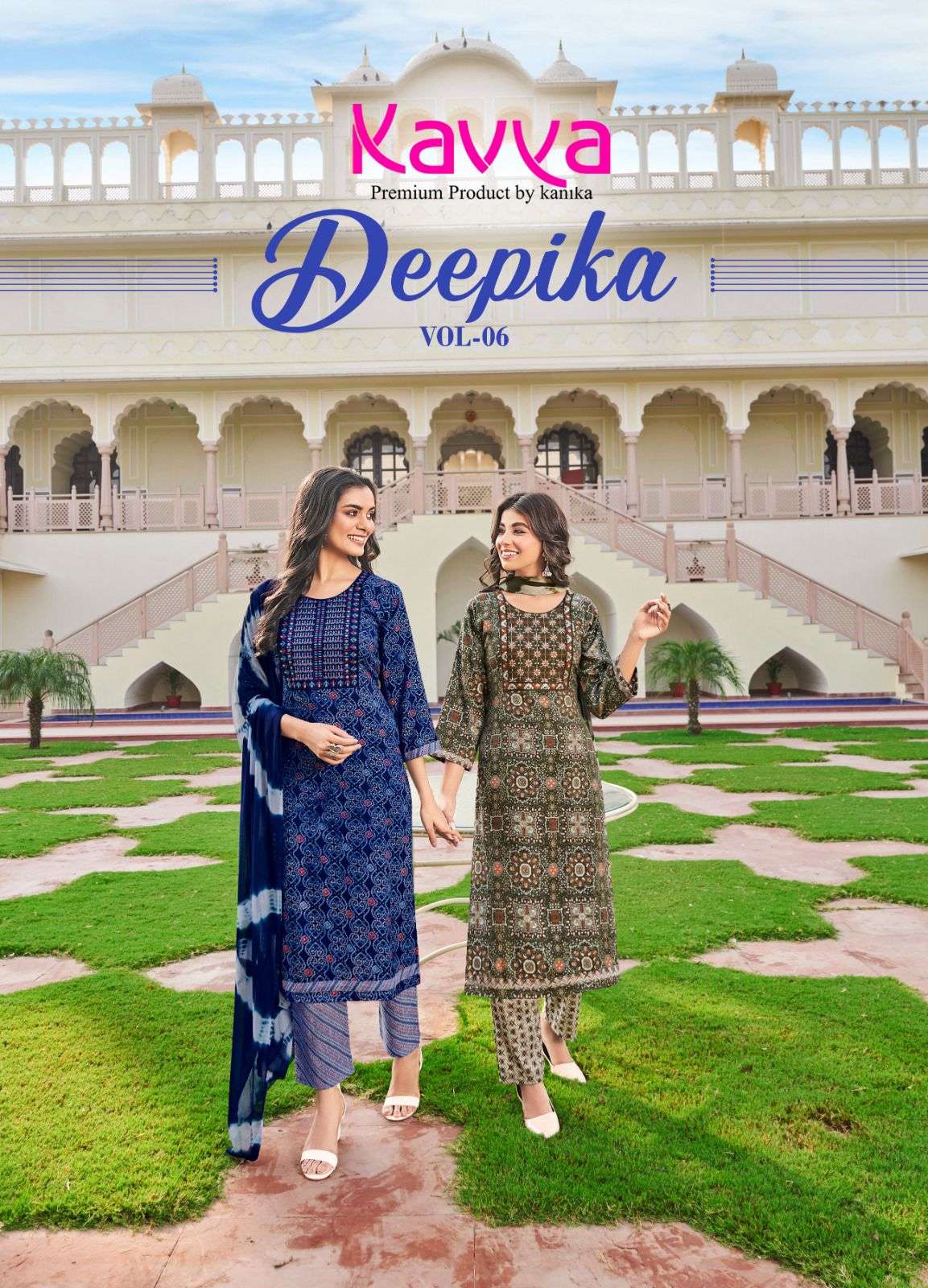 DEEPIKA VOL-6 BY KAVYA 6001 TO 6010 SERIES DESIGNER CAPSULE DRESSES