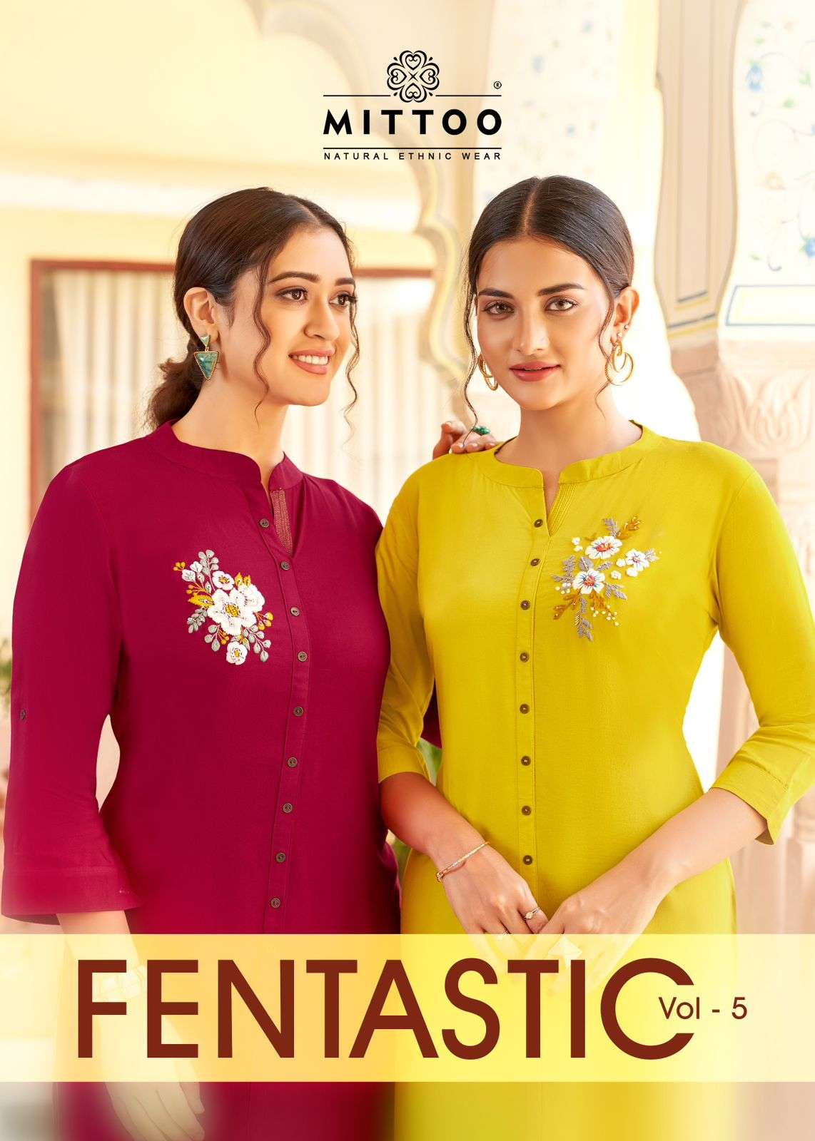 FENTASTIC VOL-5 BY MITTOO 1068 TO 1073 SERIES FANCY KURTIS