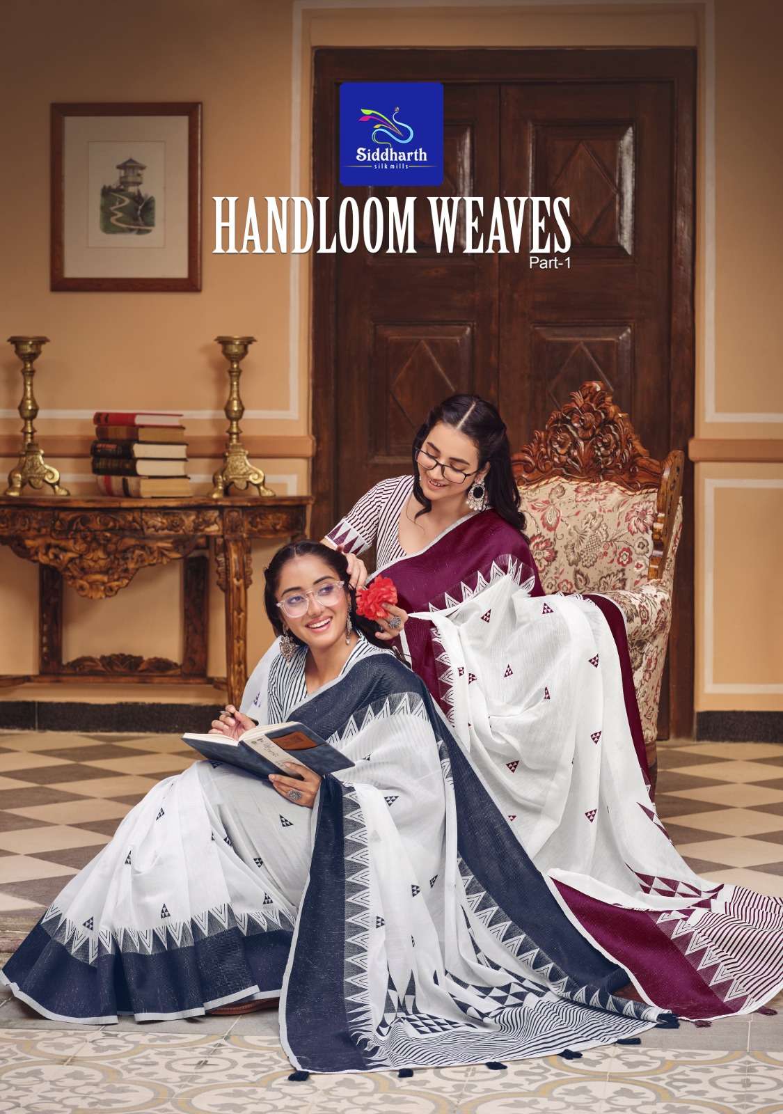 HANDLOOM WEAVES BY SIDDHARTH SILK MILLS DESIGNER SOFT COTTON PRINTED SAREES