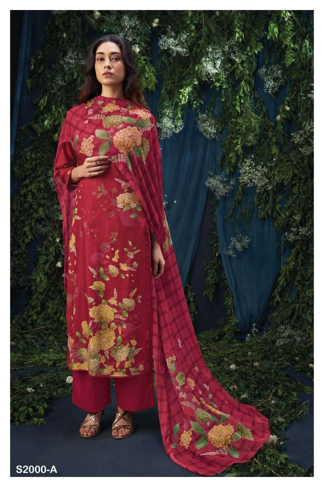 KAIRI 2000 BY GANGA FASHIONS HEAVY PREMIUM PASHMINA SILK WORK DRESSES