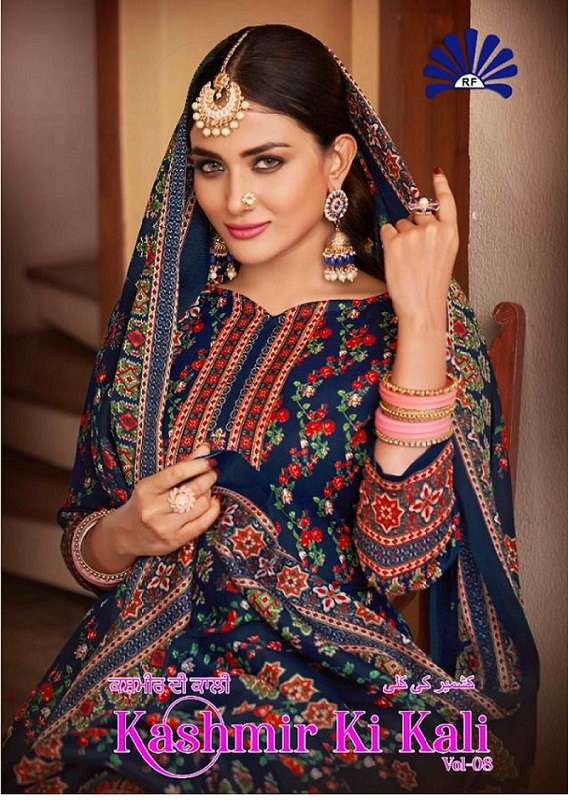 KASHMIRI KI KALI VOL-8 BY RADHA FAB 8001 TO 8010 SERIES PASHMINA PRINT DRESSES