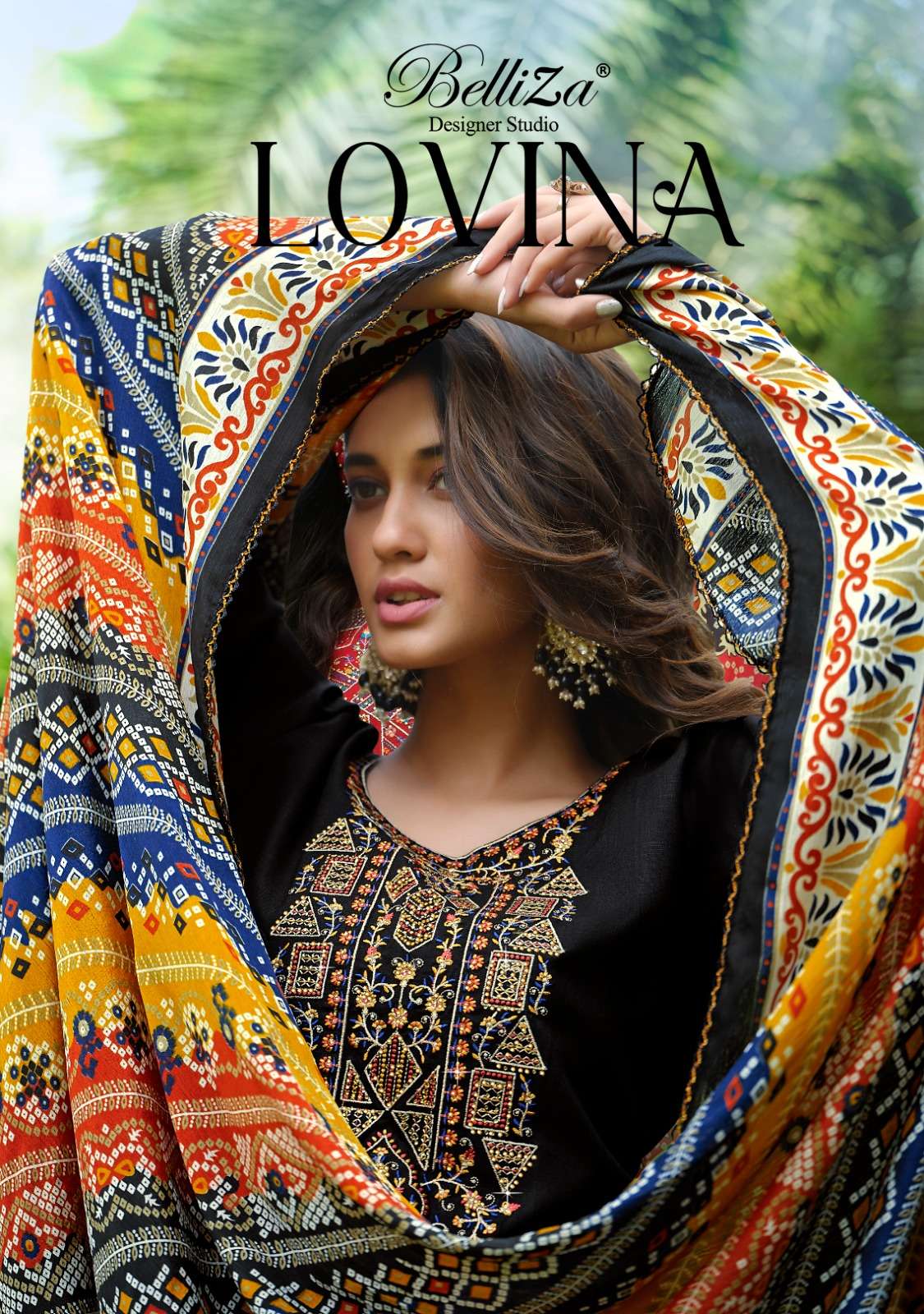 LOVINA BY BELLIZA 816-001 TO 816-006 SERIES VISCOSE RAYON EMBROIDERY DRESSES