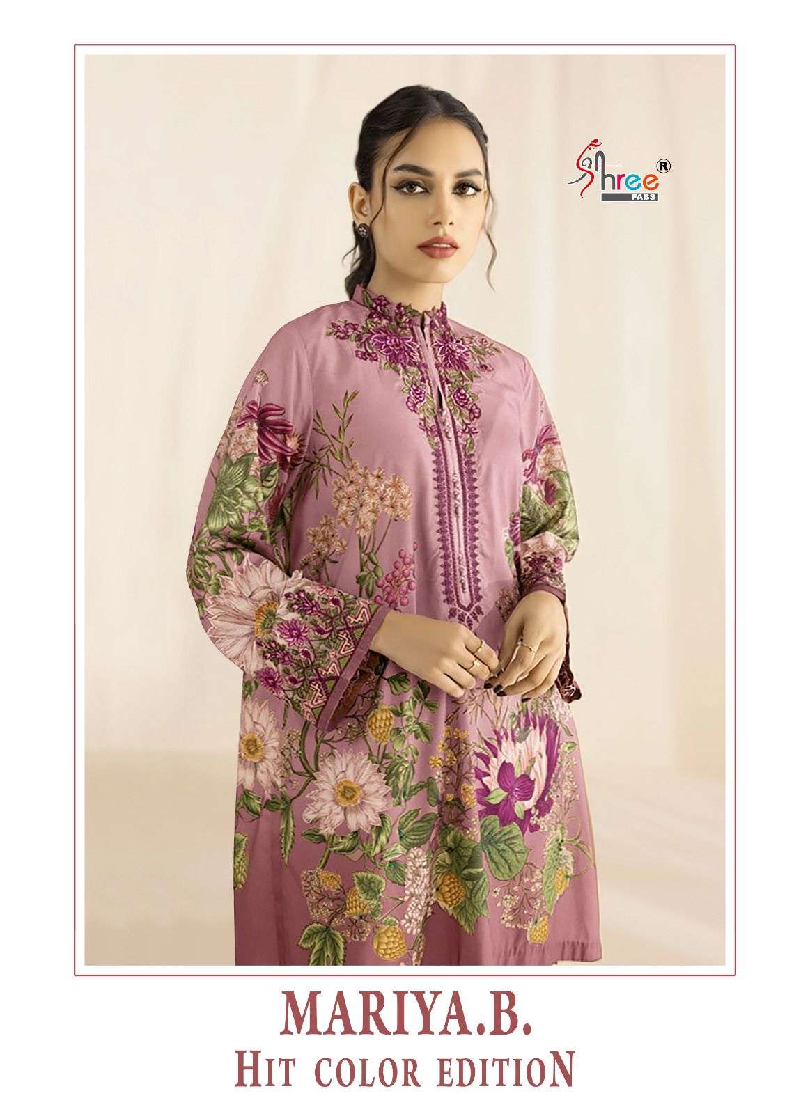 MARIYA.B. HIT COLOR EDITION 3331 BY SHREE FABS HEAVY COTTON PAKISTANI DRESSES