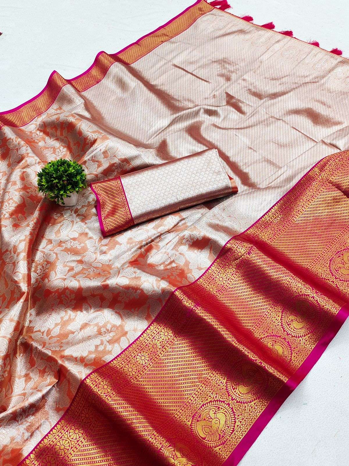 MNX VOL-87 BY ASLIWHOLESALE DESIGNER SOFT SILK KANJIVARAM WEAVING SAREES