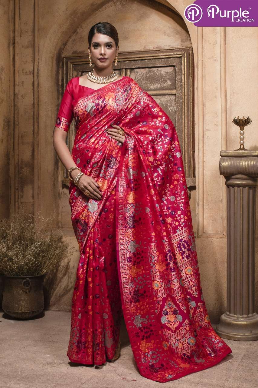 PC ZARI VOL-09 BY ASLIWHOLESALE 001 TO 004 SERIES BANARASI SILK SAREES