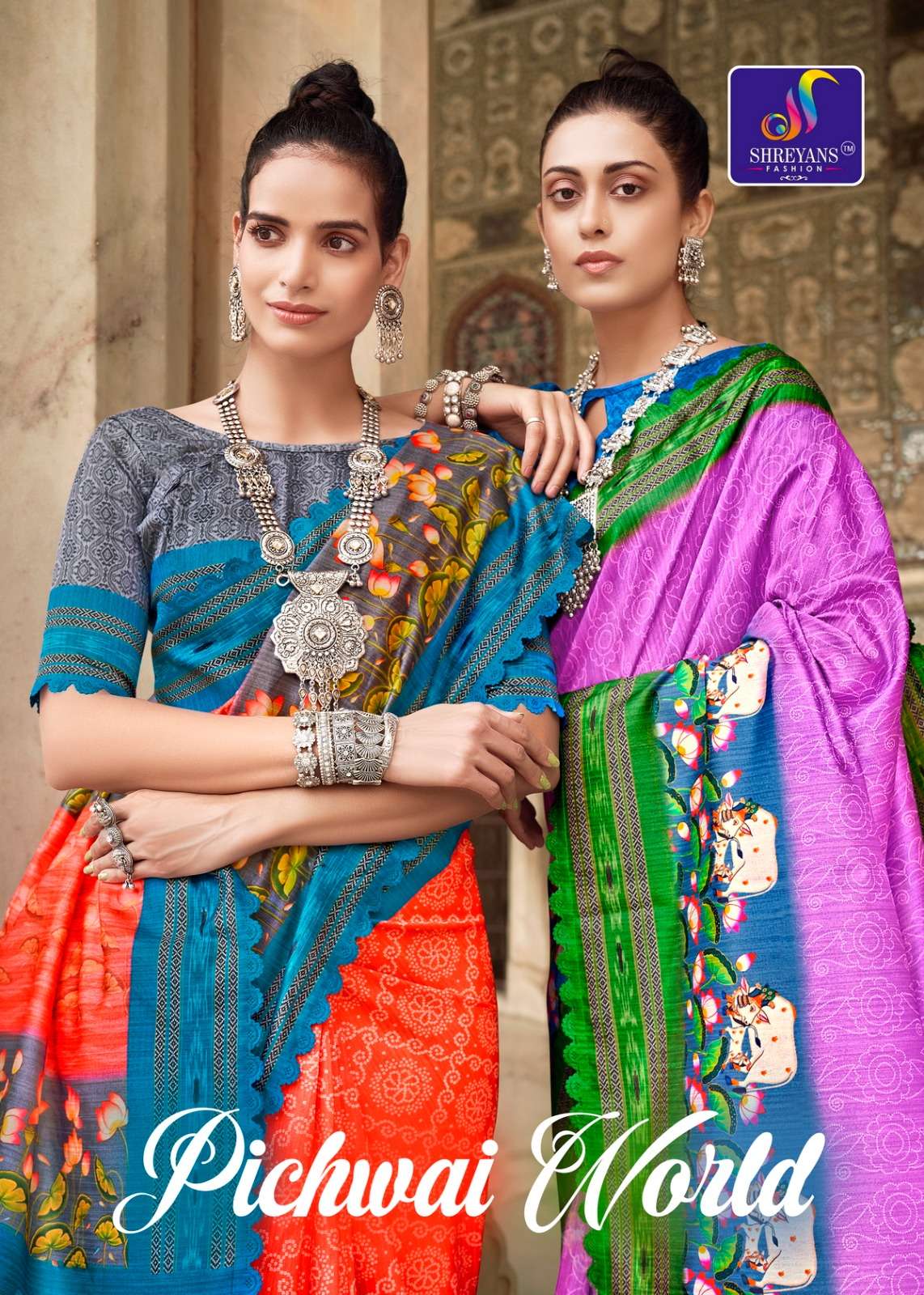 PICHWAI WORLD BY ASLIWHOLESALE DESIGNER SOFT SILK PRINTED SAREES