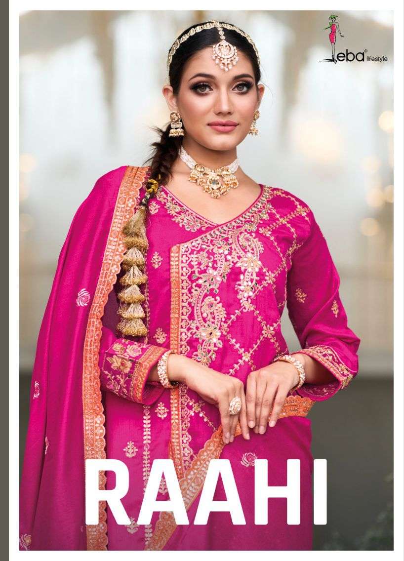 RAAHI BY EBA LIFESTYLE DESIGNER PREMIUM SILK EMBROIDERY DRESSES