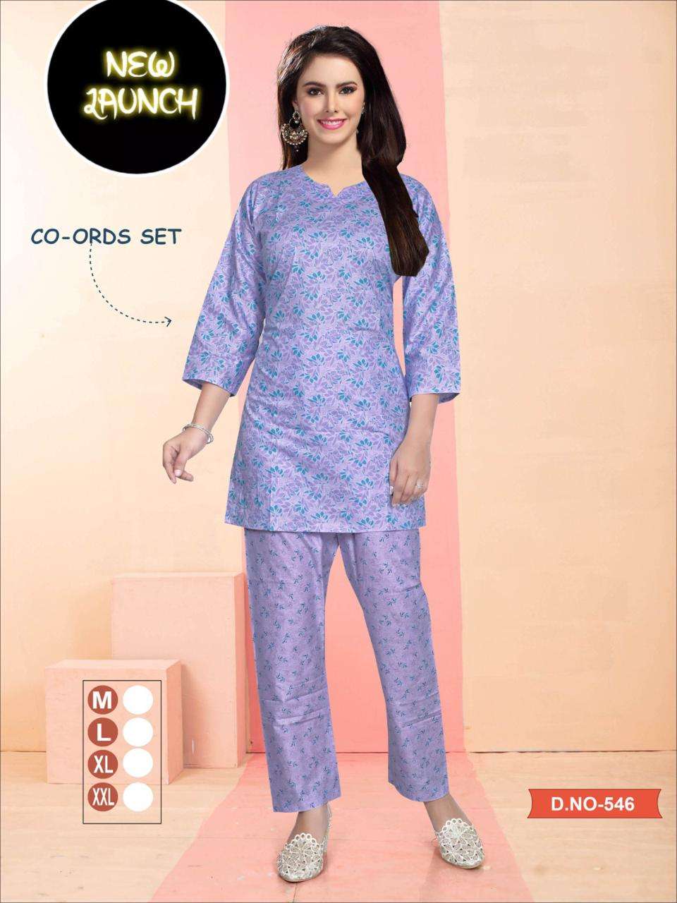 REHA VOL-21 BY ASLIWHOLESALE FANCY HOSIERY COTTON PRINTS CO-ORD SETS