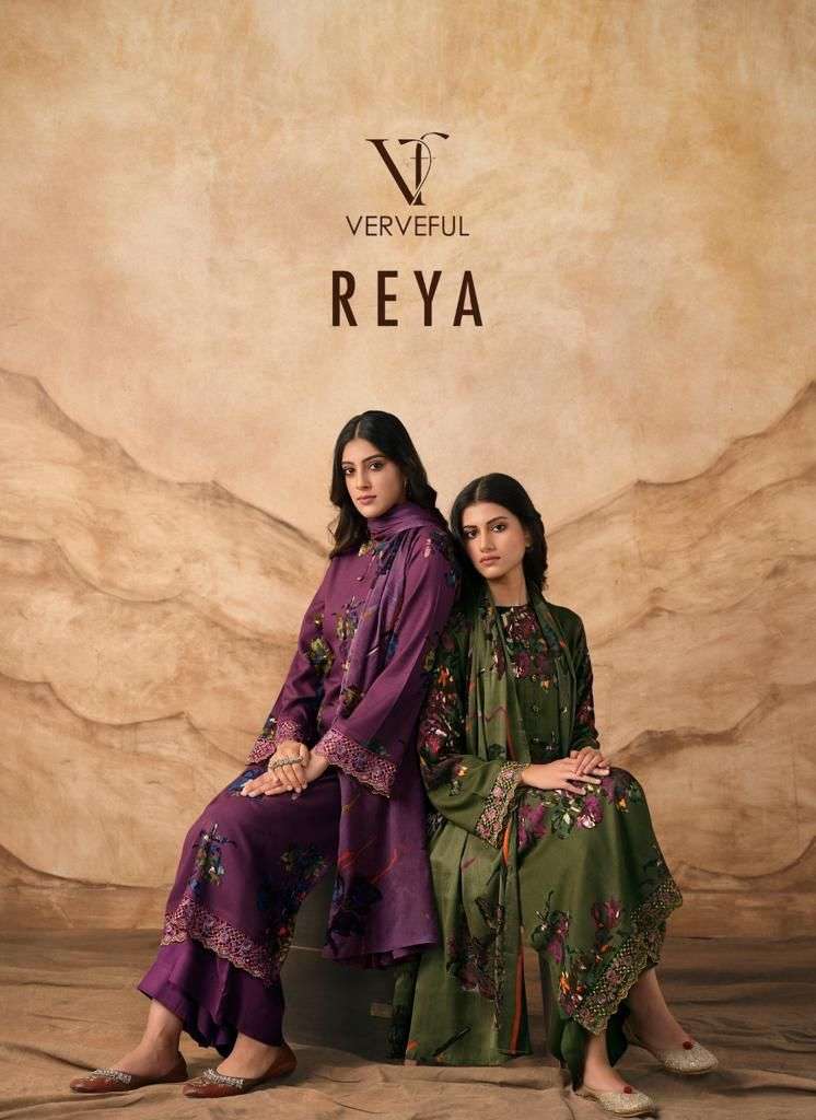 REYA BY VARSHA 71 TO 74 SERIES DEIGNER FANCY HEAVY PASHMINA WOVEN DRESSES