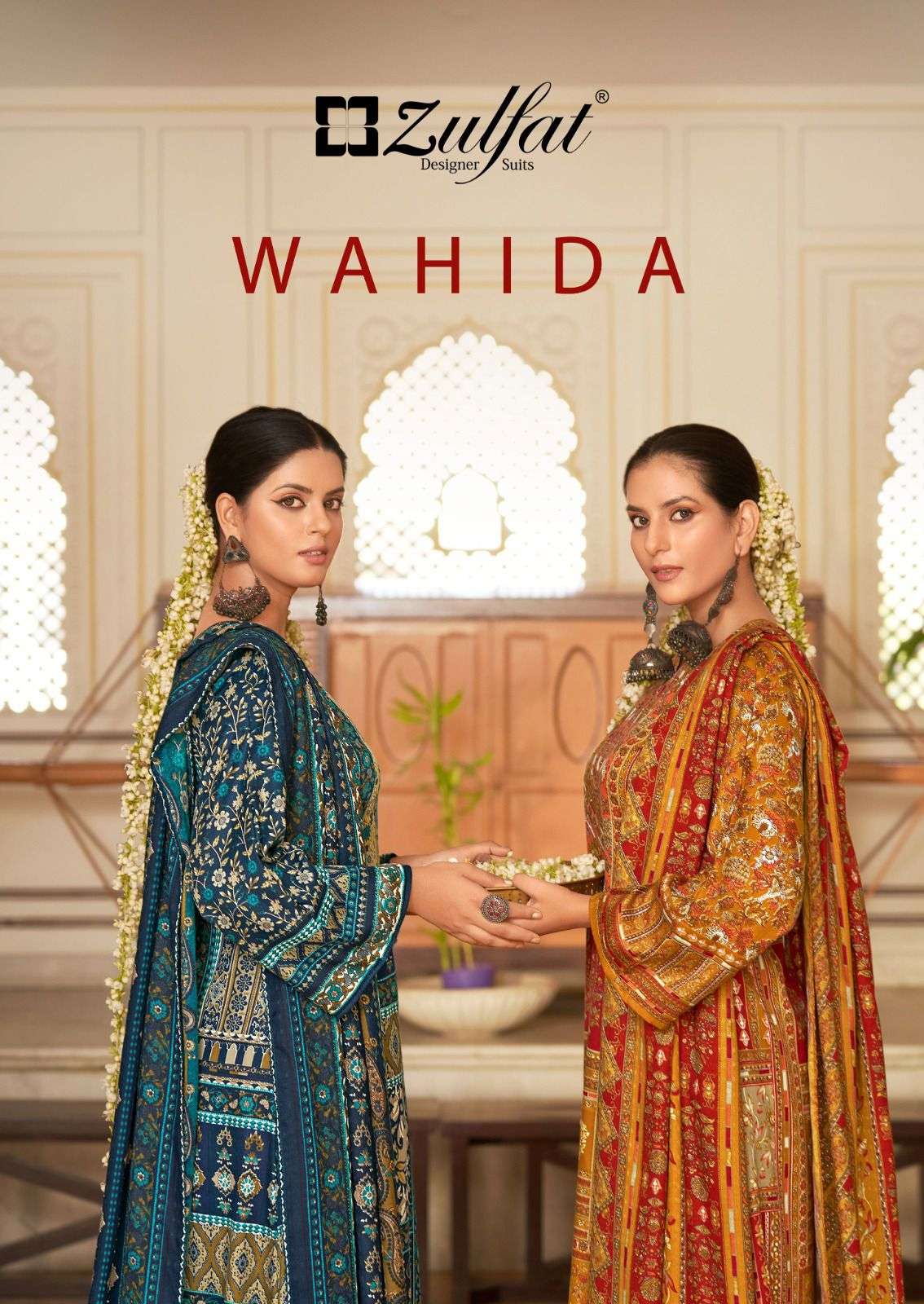 WAHIDA BY ZULFAT DESIGNER PASHMINA DIGITAL PRINT DRESSES