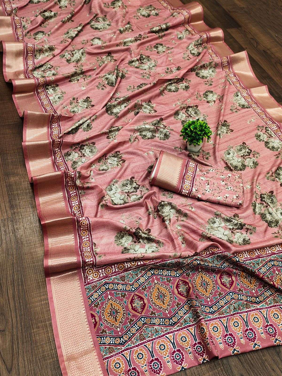 4208 TULSI BY ASLIWHOLESALE FANCY PURE SOFT SILK WORK SAREES