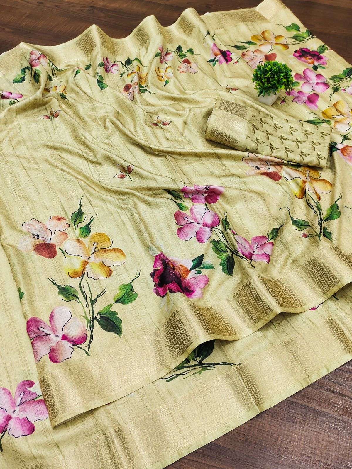 4216 GITANJALI BY ASLIWHOLESALE FANCY PURE SOFT SILK PRINTED SAREES