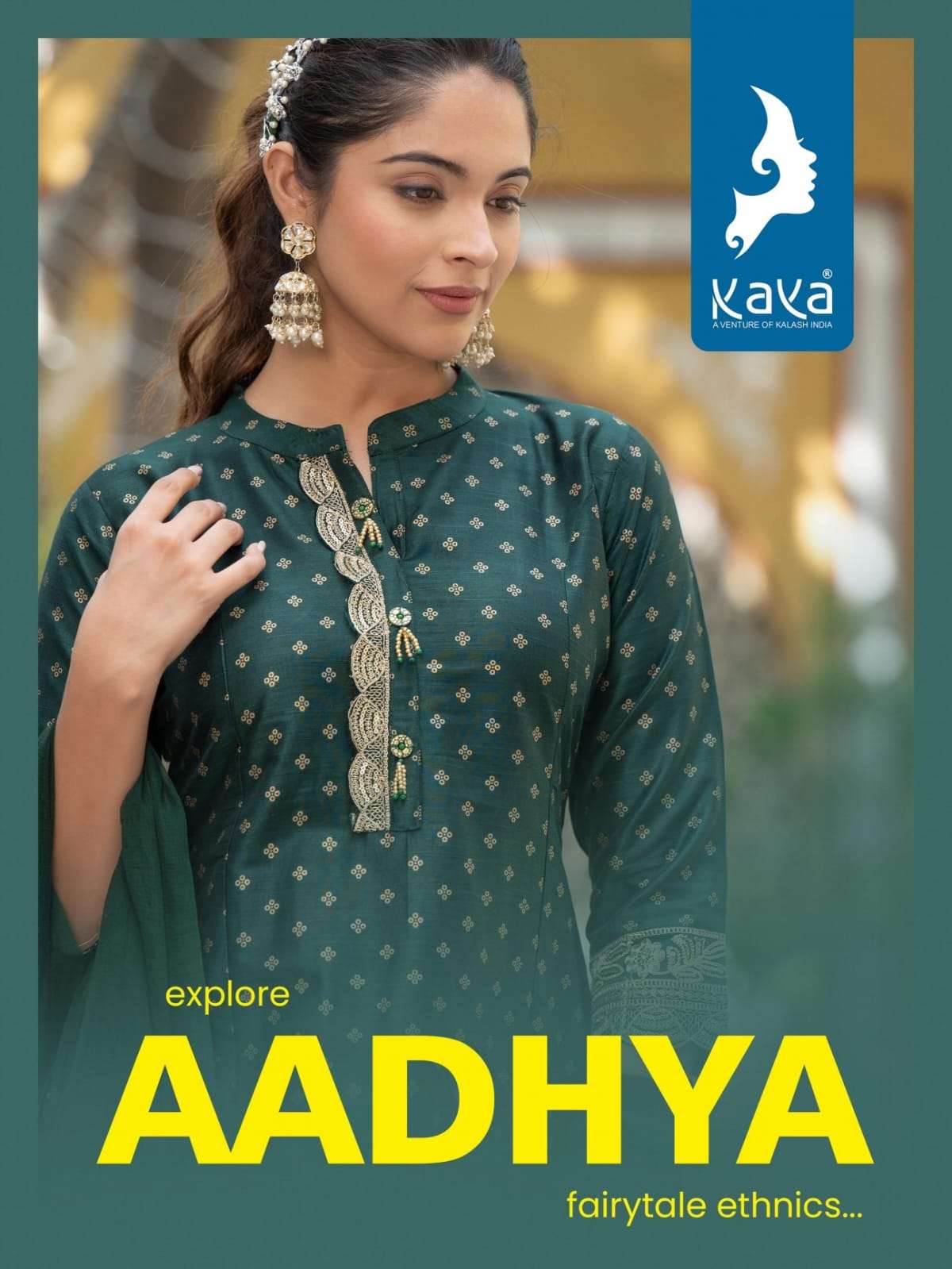 AADHYA BY KAYA 01 TO 06 SERIES PURE SLUB SILK STITCHED DRESSES