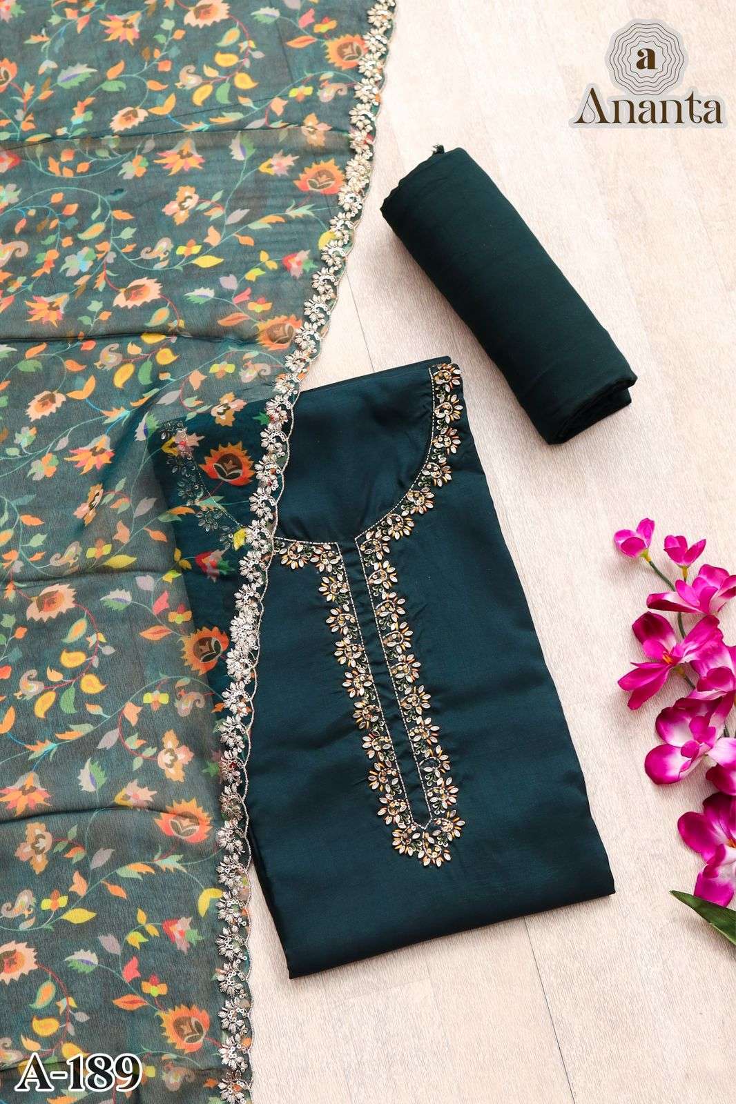 ANANTA 189 SERIES BY ASLIWHOLESALE DESIGNER RUSSIAN SILK PRINT DRESSES