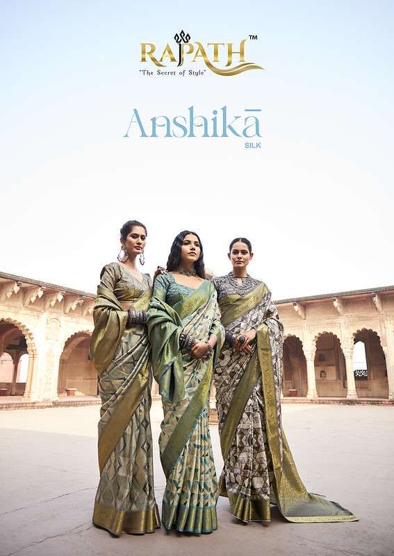 ANSHIKA SILK BY RAJPATH 240001 TO 240008 SERIES SOFT FANCY SILK SAREES