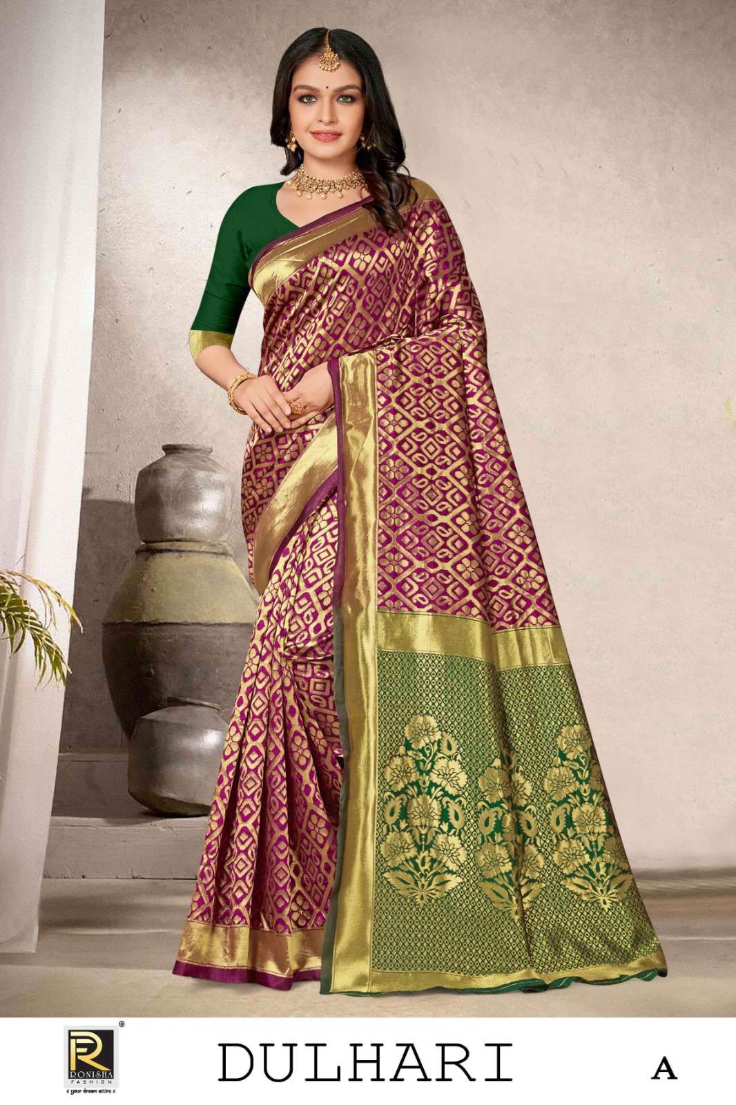 DULHARI BY RONISHA FASHION DESIGNER FANCY BANARASI SILK SAREES