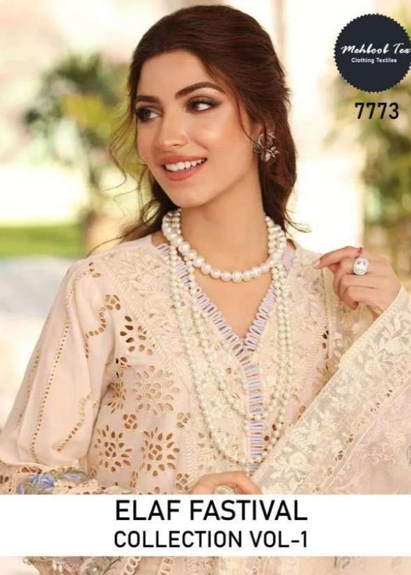 ELAF FASTIVAL COLLECTION BY MEHBOOB TEX DESIGNER COTTON PAKISTANI DRESSES