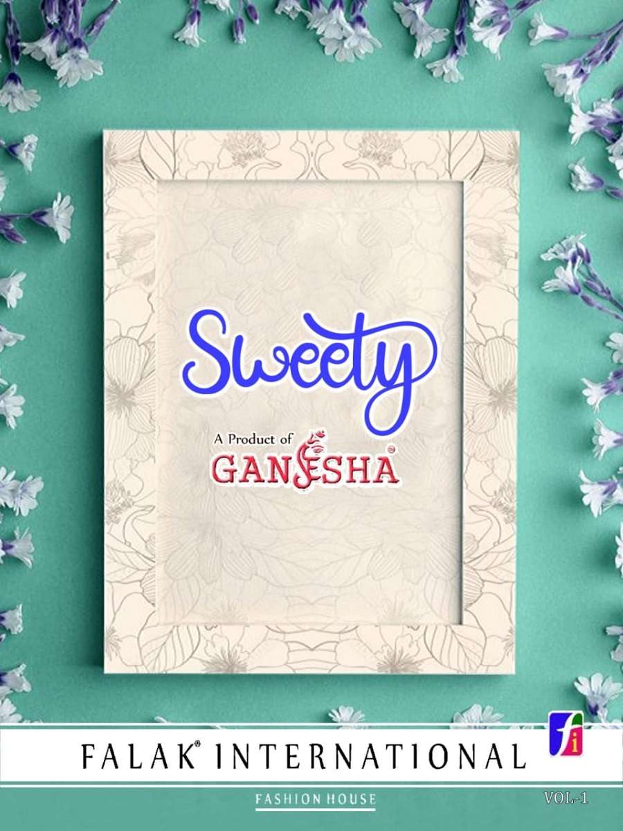 FALAK GANESHA SWEETY BY ASLIWHOLESALE DESIGNER COTTON PRINTED SAREES