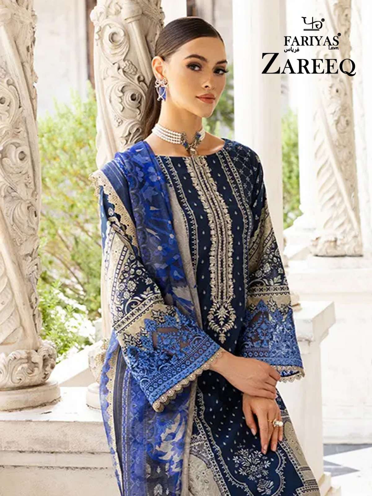 FARIYAS ZAREEQ BY ASLIWHOLESALE 1001 TO 1002 SERIES COTTON PRINT DRESSES