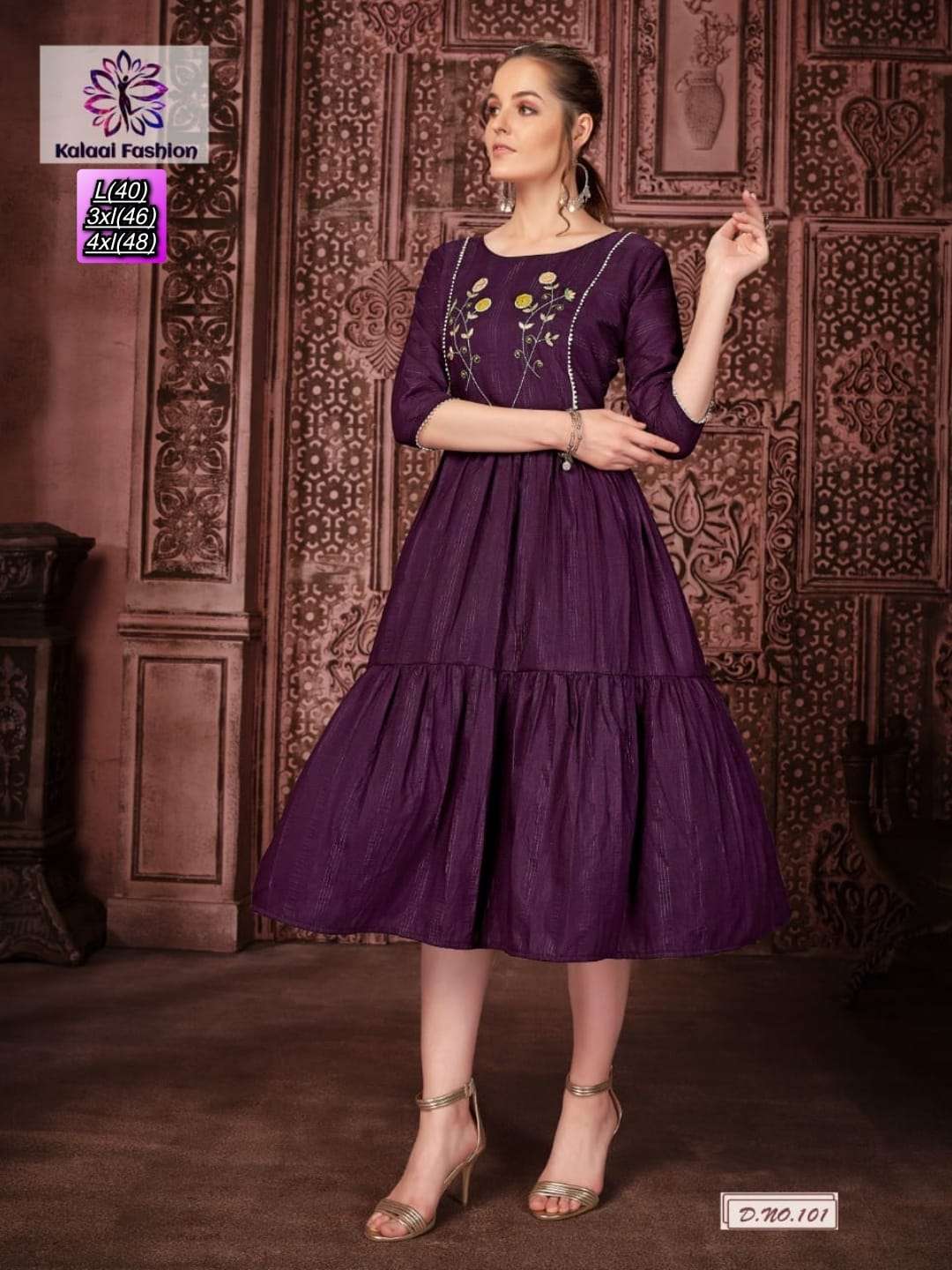 FASHION LIBENA BY ASLIWHOLESALE DESIGNER FACNY COTTON KURTIS