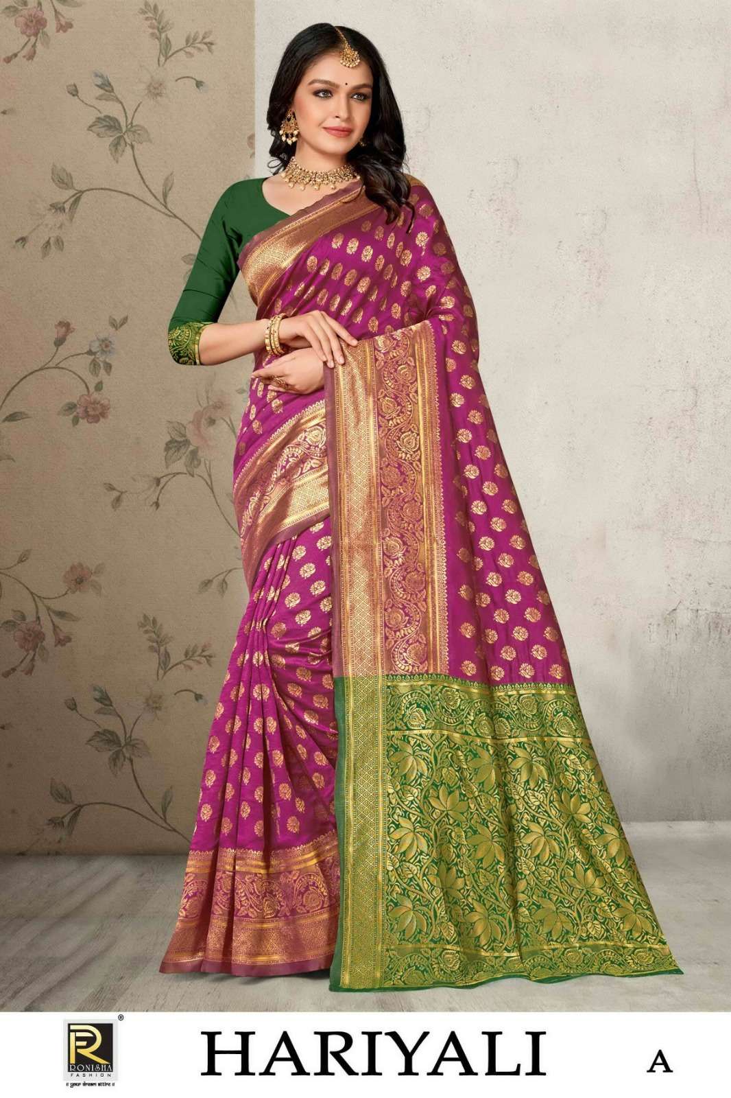 HARIYALI BY RONISHA FASHION DESIGNER FANCY BANARASI SILK SAREES