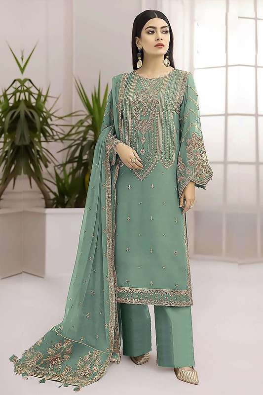 HT 170 SERIES BY ASLIWHOLESALE GEORGETTE EMBROIDERY PAKISTANI DRESSES