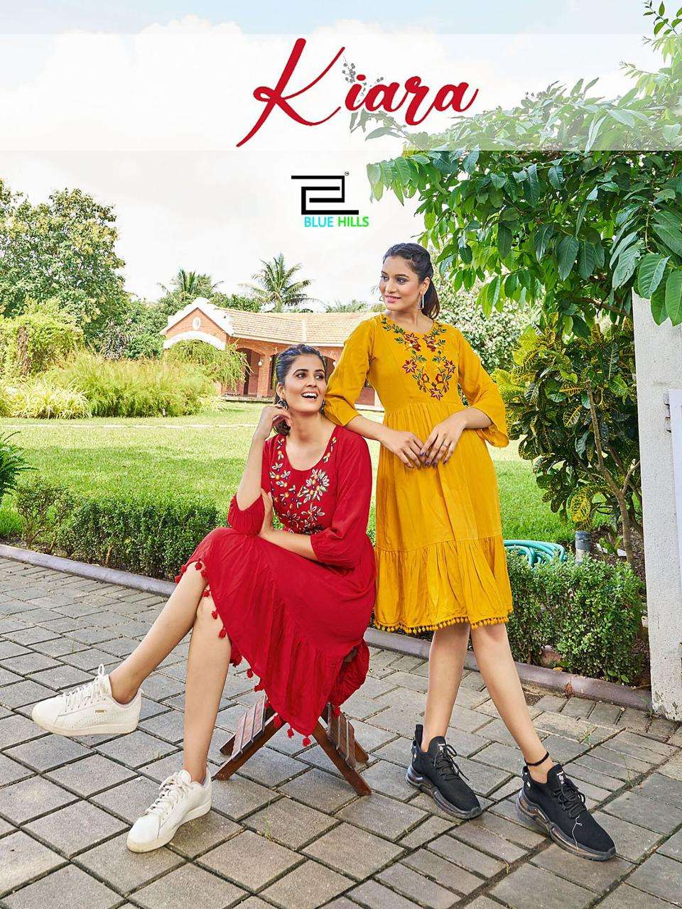 KIARA BY BLUE HILLS 1001 TO 1007 SERIES DESIGNER RAYON PRINT KURTIS