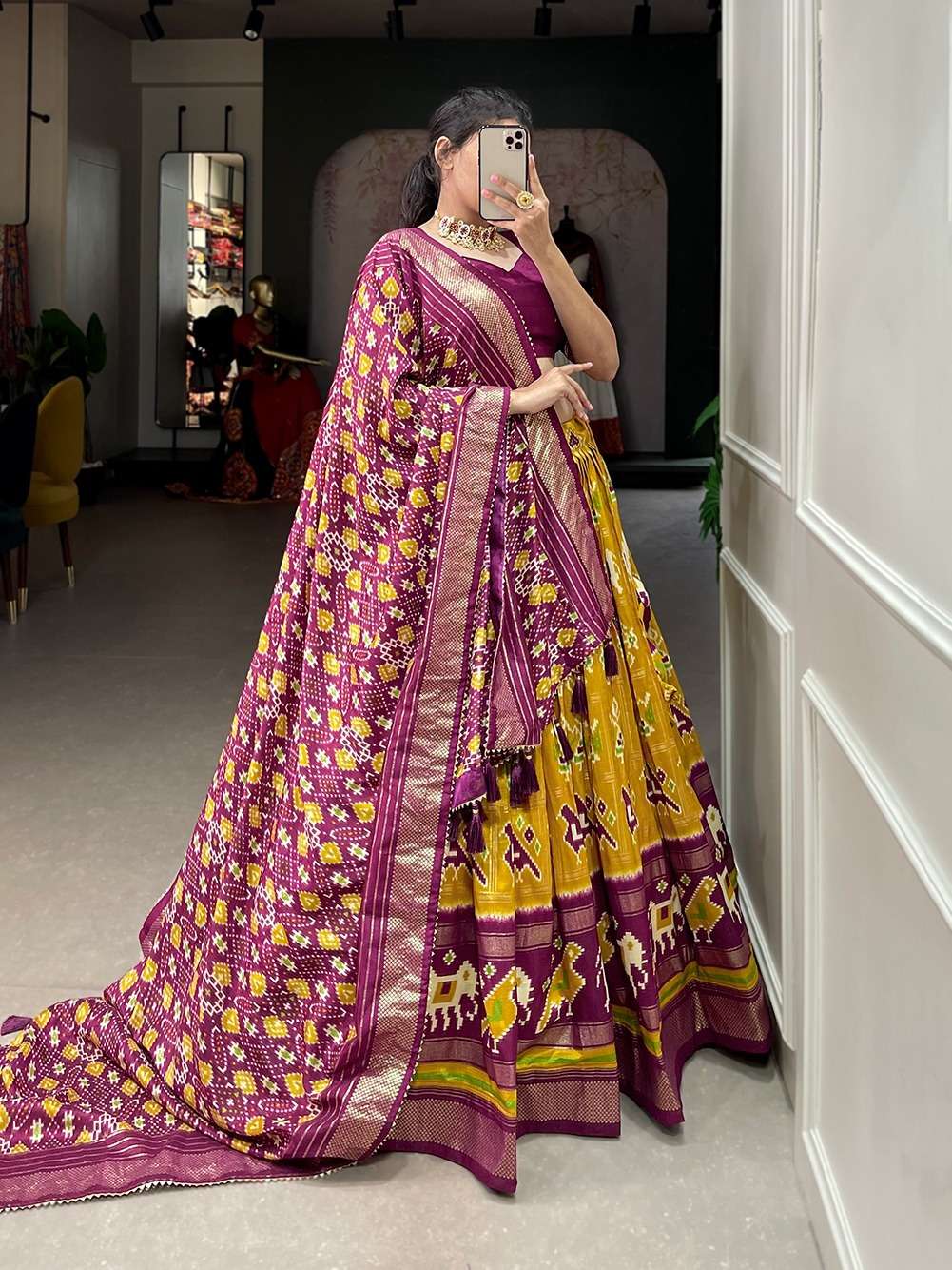 PC-1423 BY ASLIWHOLESALE DESIGNER FANCY HEAVY SILK LEHENGAS