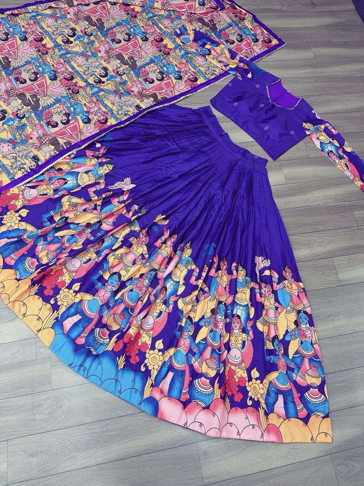 PC-286 COLOUR BY ASLIWHOLESALE DESIGNER HEAVY CREPE TOP AND SKIRT