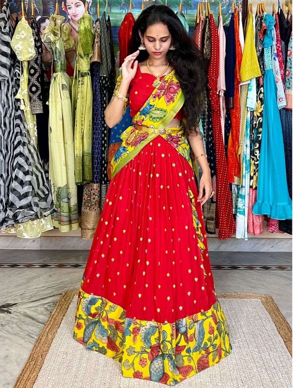 PC-286 HIT DESIGN BY ASLIWHOLESALE DESIGNER FAUX GEORGETTE LEHENGAS