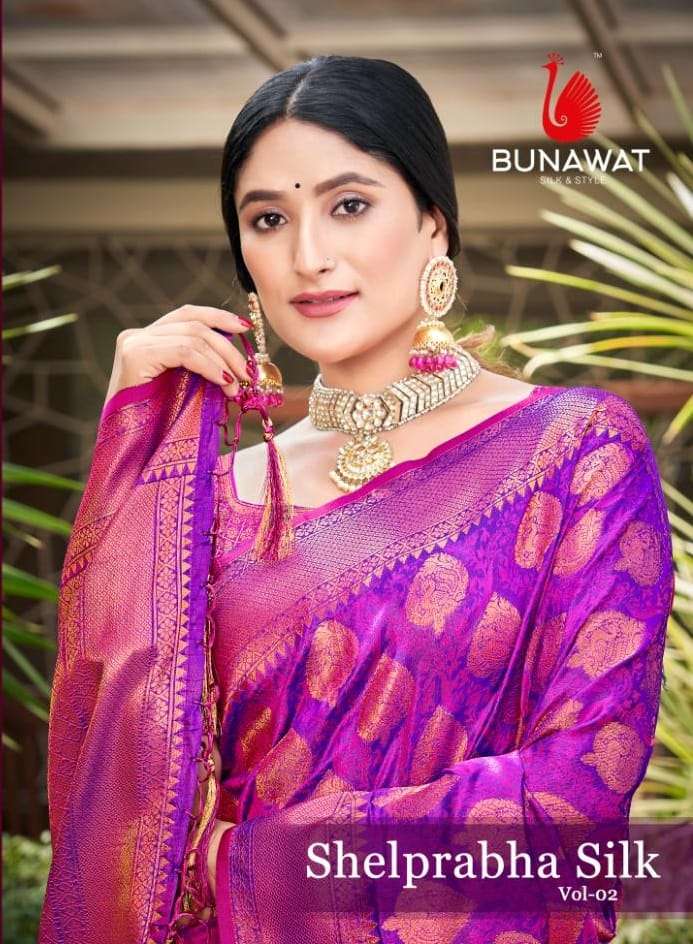 SELPRABHA VOL-02 BY BUNAWAT 1001 TO 1006 SERIES BANARASI SILK WORK SAREES