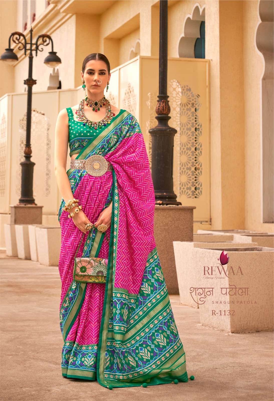 SHAGUN PATOLA BY REWAA 1132 TO 1143 SERIES DESIGNER PATOLA SILK SAREES