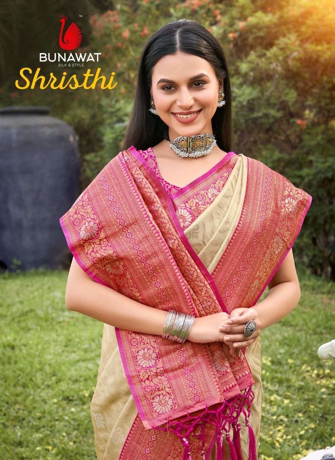 SHRISTHI BY BUNAWAT 1001 TO 1004 SERIES DESIGNER SILK WORK SAREES