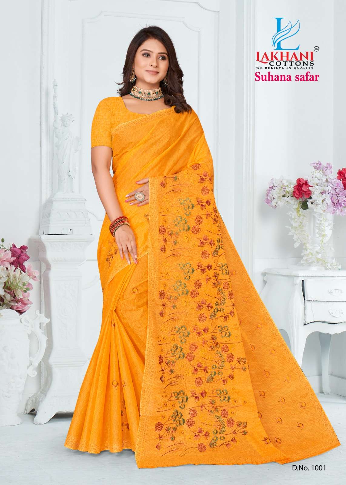 SUHANA SAFAR BY LAKHANI COTTONS DESIGNER COTTON SAREES