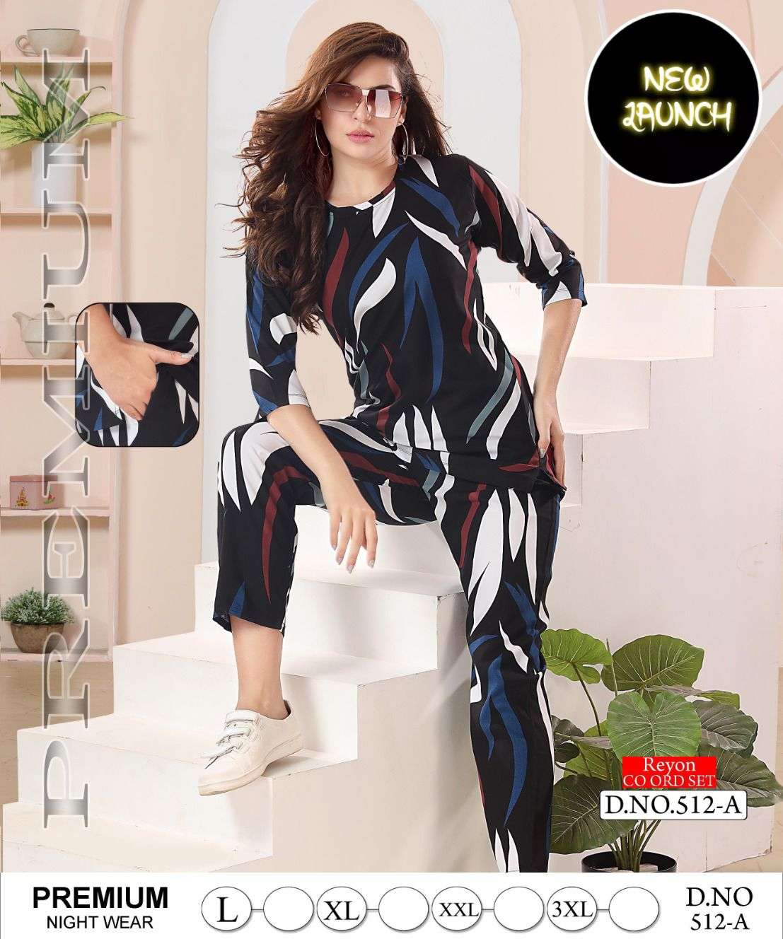 SUMMER SPECIAL 512 BY ASLIWHOLESALE RAYON PRINT NIGHT DRESSES