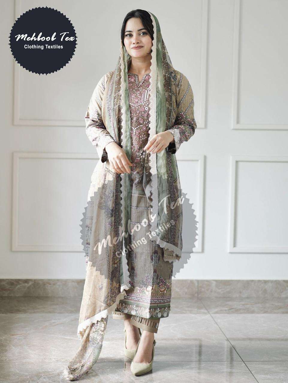 TAWAKKAL 1173 BY MEHBOOB TEX HEAVY COTTON EMBROIDERED DRESSES