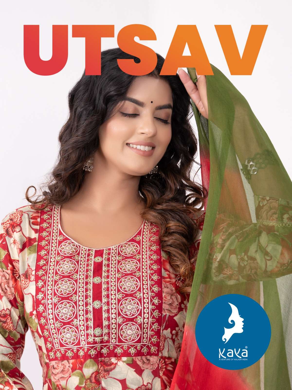 UTSAV BY KAYA 01 TO 08 SERIES DESIGNER RAYON PRINTED DRESSES